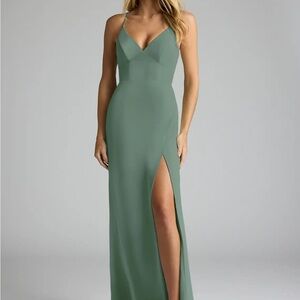 Elegant Green Evening Dress